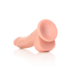 Gekromde Realistische Dildo met Ballen en Zuignap - 8 / 20,5 cm_