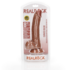 Gebogen Realistische Dildo met Ballen en Zuignap - 8 / 20,5 cm_