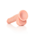 Rechtdoor Realistische Dildo met Ballen en Zuignap - 7 / 18 cm_