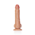 Rechtdoorlopende Realistische Dildo met Ballen en Zuignap - 8 / 20,5 cm_