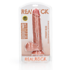 Rechtdoor Realistische Dildo met Ballen en Zuignap - 9 / 23 cm_