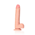 Rechtdoorgaande Realistische Dildo met Ballen en Zuignap - 10 / 25,5 cm_