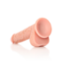 Rechtdoorgaande Realistische Dildo met Ballen en Zuignap - 10 / 25,5 cm_