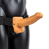 Hollow Strap-On met Ballen - 7 / 18 cm_