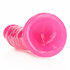 Slanke Realistische Dildo met Zuignap - Glow in the Dark - 8'' / 20 cm_