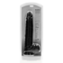 Extra Large Straight met Ballen 13 / 33 cm - Zwart_
