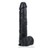 Extra Large Straight met Ballen 15 / 38 cm - Zwart_