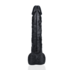 Extra Large Straight met Ballen 15 / 38 cm - Zwart_