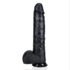 Extra Large Straight met Ballen 15 / 38 cm - Zwart_