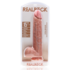 Extra Large Straight met Ballen 15 / 38 cm - Vleeskleur_