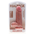 Extra Dikke Recht met Ballen 10 / 25,4 cm - Vlees_