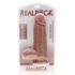 Extra Dikke Recht met Ballen 10 / 25,4 cm - Tan_