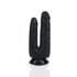 Double Trouble Dildo 5/6 - 12,7/15,2 cm - Zwart_