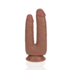 Dubbele Probleem Dildo 5/6 - 12,7/15,2 cm - Tan_