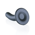 Zachte Siliconen G-Spot Dildo - 5'' / 12 cm - Gunmetal_