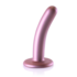 Smooth Silicone G-Spot Dildo - 5'' / 12 cm - Roségoud_