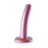 Smooth Silicone G-Spot Dildo - 5'' / 12 cm - Roségoud_