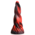 Hell Kiss Twisted Tongues Silicone Dildo - Rood_