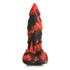 Fire Demon - Monster Silicone Dildo - Rood/Zwart_