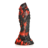 Grim Reaper - Siliconen Dildo - Rood/Zwart_