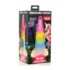 UniGlow - Glow-in-the-Dark Regenboog Siliconen Dildo_