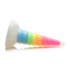 UniGlow - Glow-in-the-Dark Regenboog Siliconen Dildo_