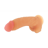 Girthy George Dildo met Zuignap - 9 inch - Vleeskleur_