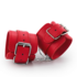 Bondage Love - Esposas de Cuero - Rojo_