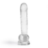 Hudini - Dildo Anal Flexible Jelly - 6.9/ 17,5 cm - Transparente_