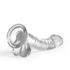 Hudini - Dildo Anal Flexible Jelly - 6.9/ 17,5 cm - Transparente_