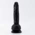 Inviktus - Dildo de Silicona Líquida - 7 / 19 cm - Negro_
