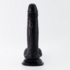 Inviktus - Dildo de Silicona Líquida - 7 / 19 cm - Negro_