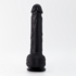 Inviktus - Dildo de Silicona Líquida - 8 / 22 cm - Negro_