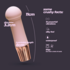 Mellow Puff - Mini Vibrador de Varita - Rosa_