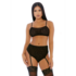 Lustful Leopard - Cami Lingerie Set - M_