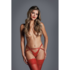 De Forbidden - Strappy Garter Tights - One Size_