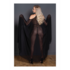 Drama Queen - Cape en String - OS - Zwart_