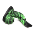Glowzilla - Glow-in-the-Dark Siliconen Dildo - Groen/Zwart_