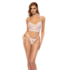 Twee-in-één Babydoll en Twee Delige Set - S/M - Wit_