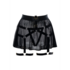 Some Like it Hot - Harness en Rok - OS - Zwart_
