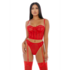 Sheer Intimacy - Mesh Bustier Set - S_