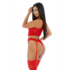 Sheer Intimacy - Mesh Bustier Set - S_