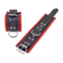 Leren Handboeien - Rood/Zwart_
