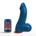 Thor L - Realistische Gebogen Dildo met Ballen - 7.1 / 18 cm - Blauw_