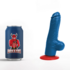 Tyr S - Realistische Dildo met Ballen - 10,5 cm - Blauw_