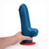 Tyr XL - Realistische Dildo met Ballen - 7,3 / 18 cm - Blauw_