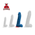 Hoenir L - Realistische Dildo met Ballen - 7,9 / 20 cm - Blauw_