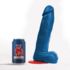 Hoenir XL - Realistische Dildo met Ballen - 9 / 23 cm - Blauw_