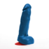 Hoenir M - Realistische Dildo met Ballen - 6,3 / 16 cm - Blauw_