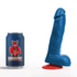 Hoenir M - Realistische Dildo met Ballen - 6,3 / 16 cm - Blauw_